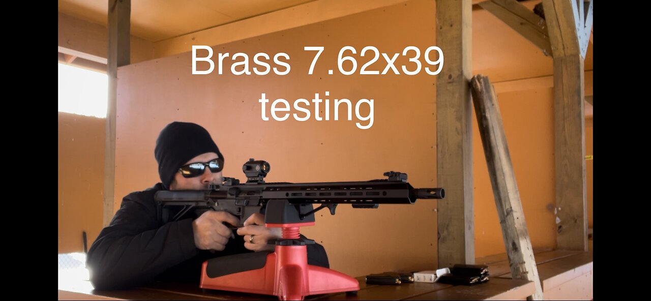 Testing brass cased 7.62x39 ammo in my Bear Creek Arsenal AR 7.62 Upper