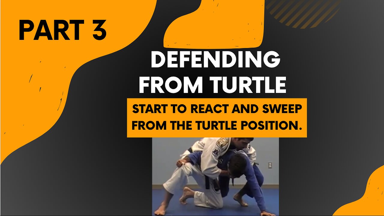 Defending from Turtle (Part 3 of the complete seminar) Step Over Sweep