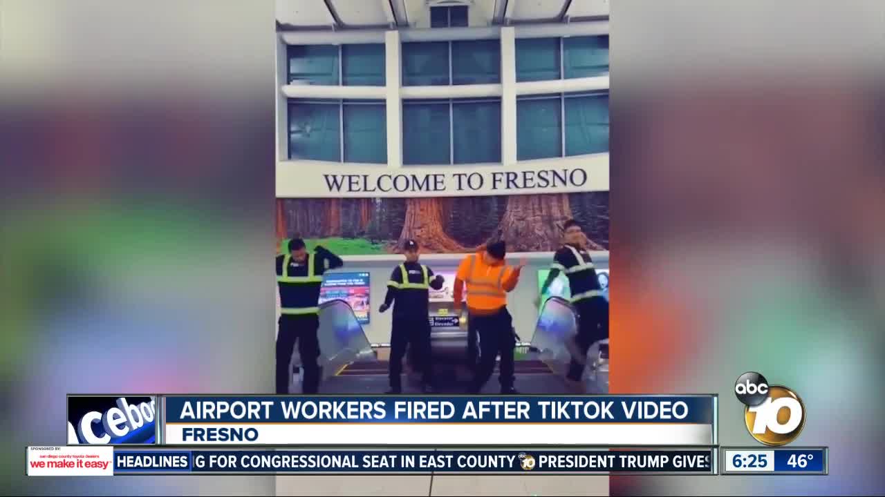 Fresno airport workers fired after TikTok video