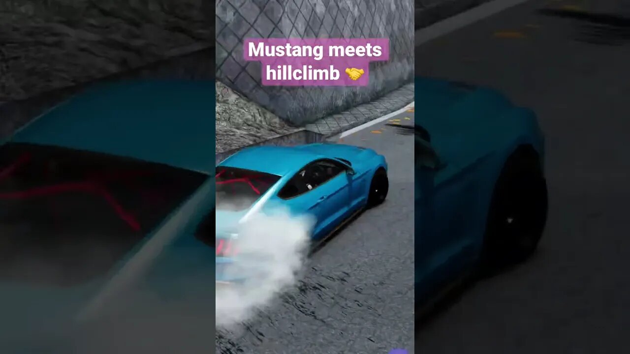 Mustang Hillclimb Drifting #shorts #assettocorsa #forzahorizon5 #drift #drifting #driftcar #f1 #vr