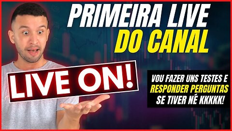 Primeira LIVE do canal (Vamos de resenha, responder perguntas com temas livres)