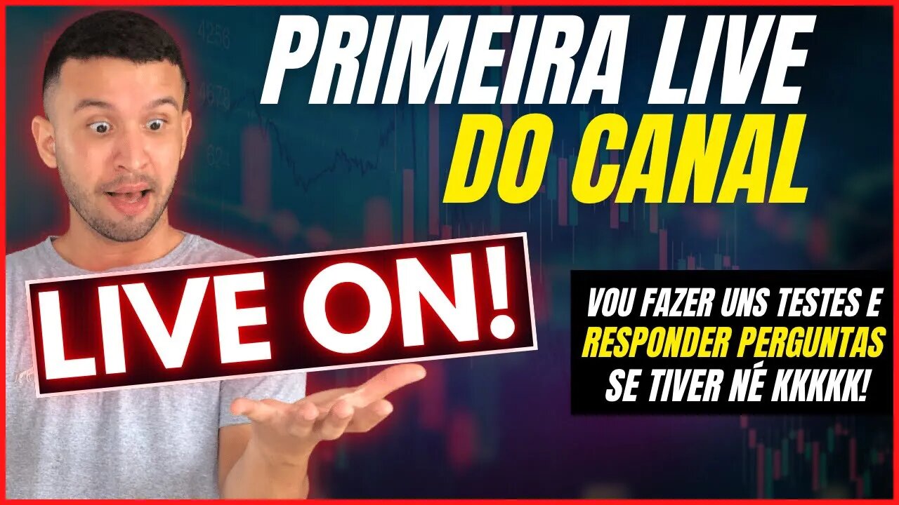 Primeira LIVE do canal (Vamos de resenha, responder perguntas com temas livres)