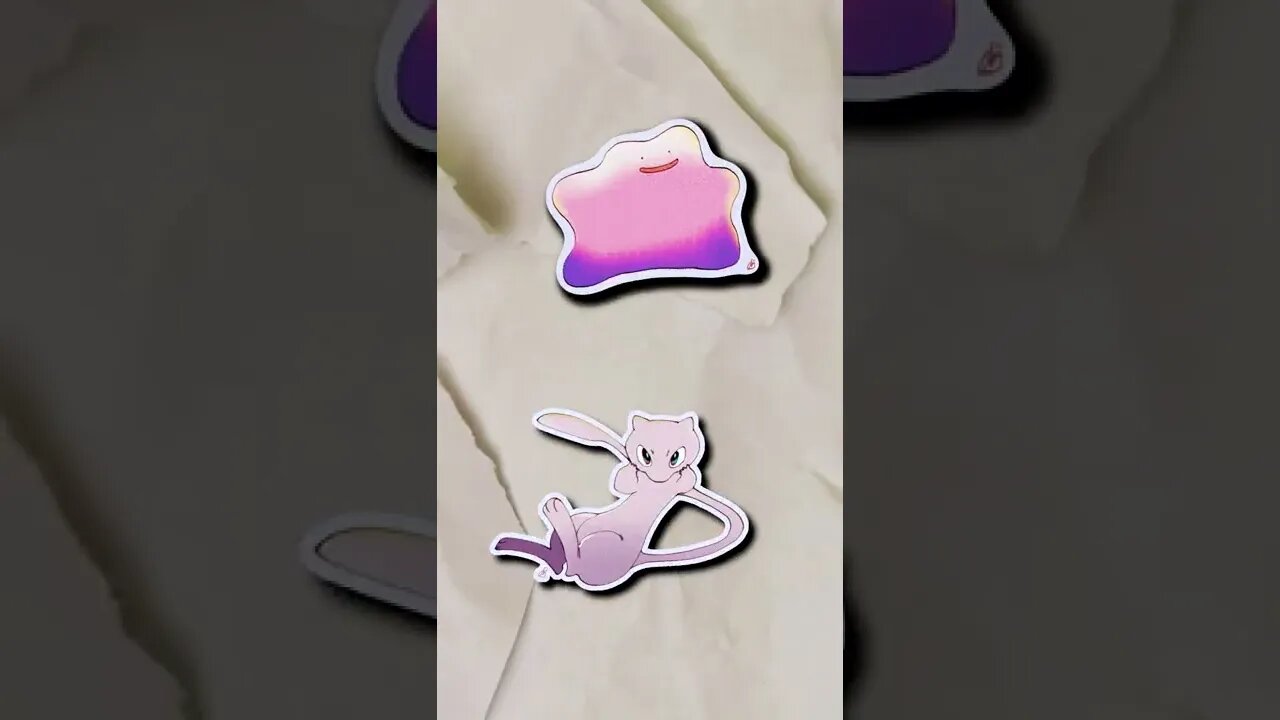 DITTOS SÃO CLONES FRACASSADOS DE MEW #shorts