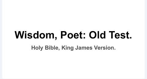 19 New | Book of Psalms | Read by Alexander Scourby | AUDIO & TEXT | FREE on YouTube | GOD IS LOVE!