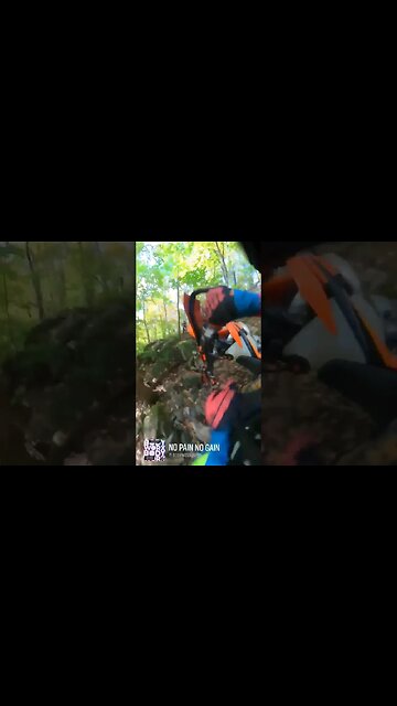 ejected off my dirt bike😱 #crash #dirtbike #fail #motocross #hardenduro #ktm