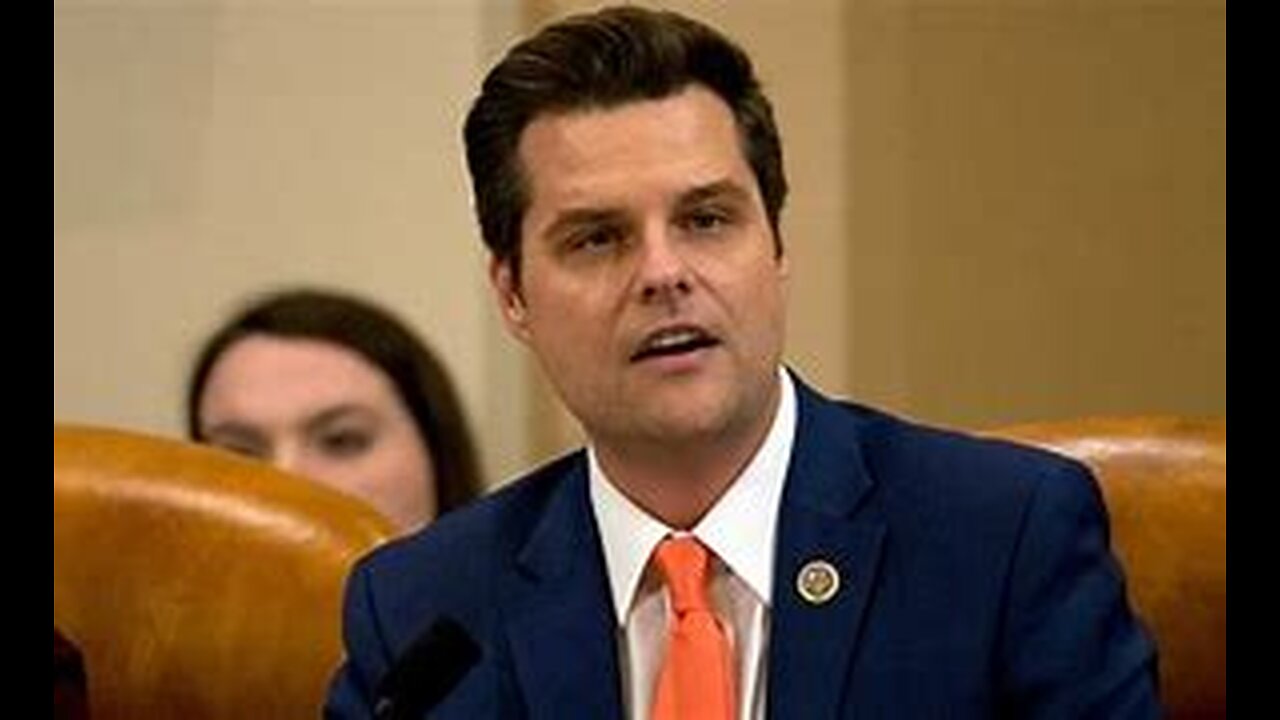 BREAKING NEWS: Matt Gaetz Drops Out of Attorney General Consideration