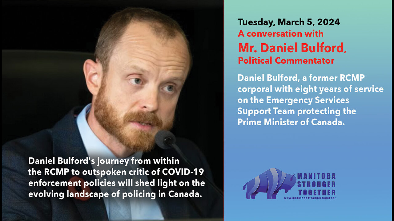 March 5, 2024 MST Zoom Meeting: Guest: Daniel Bulford