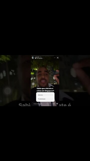 É proibido mascar chiclete em Cingapura | Raiam Santos