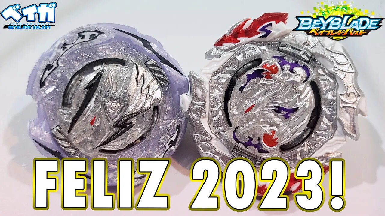 FELIZ 2023! CYCLONE VALKYRIE .Gg.HEt-3 vs ASTRAL FAFNIR .Kr.Vn-0 - Beyblade Burst ベイブレードバースト