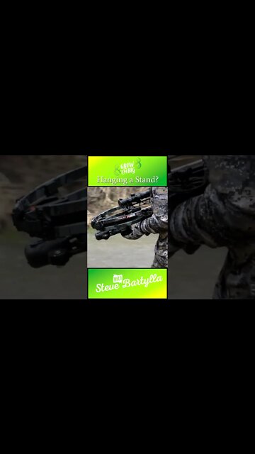 Hanging a Stand - Make a PLAN! #deer #shorts #deerhunting