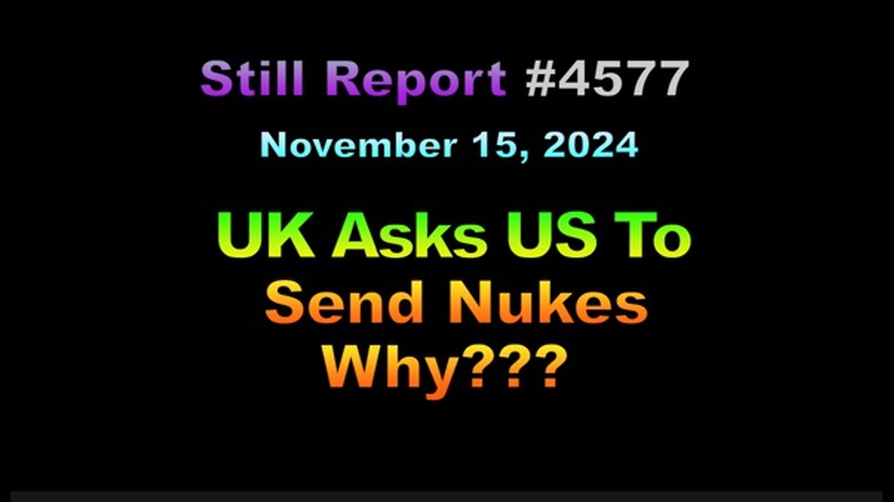 UK Asks US To Send Nuke Equipment. Why?, 4577