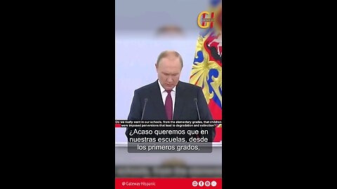 —Vladimir Putin «La dictadura de las élites es una religión invertida, satanismo descarado»