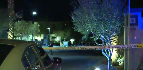 Heavy police presence in west Las Vegas