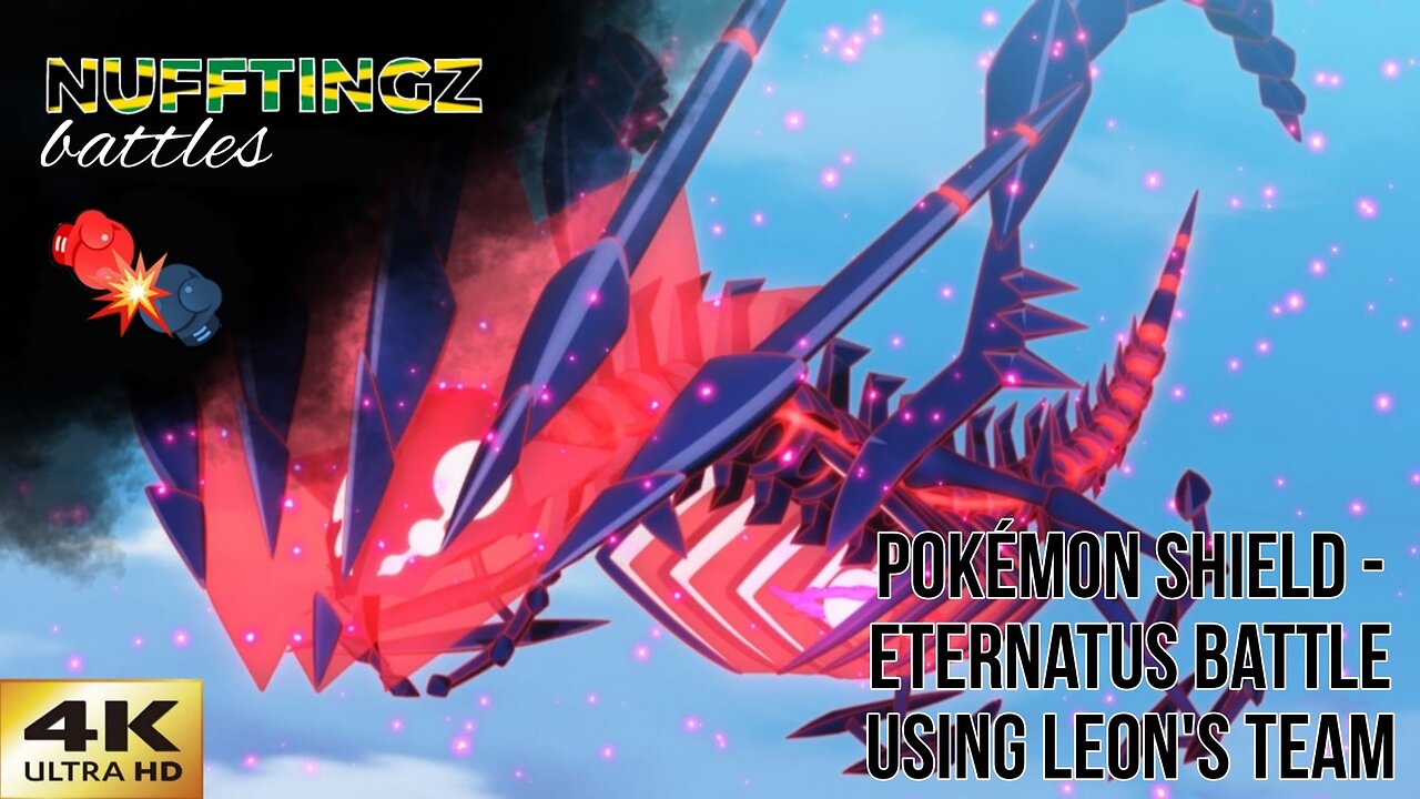 Unleashing The Power Of Leon's Team In An Epic Eternatus Battle In Pokémon Shield!