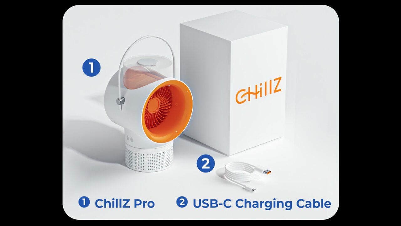 ChillZ Pro - Powerful Air Cooler with Bluetooth Speaker