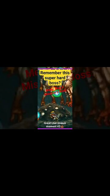 Metal Slug 3 VS The Monoeye Live Stream Moment#2 #shorts #metalslug3 #live
