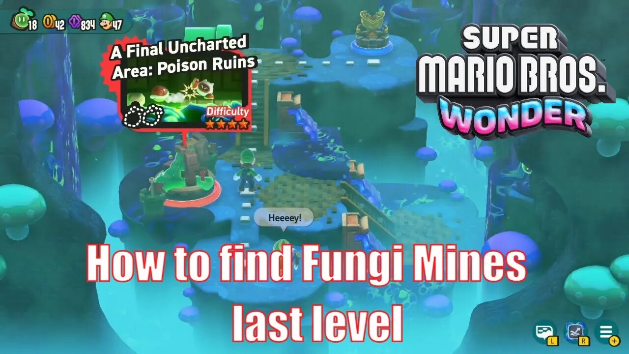 How to find Fungi Mines last level guide | Super Mario Bros. Wonder