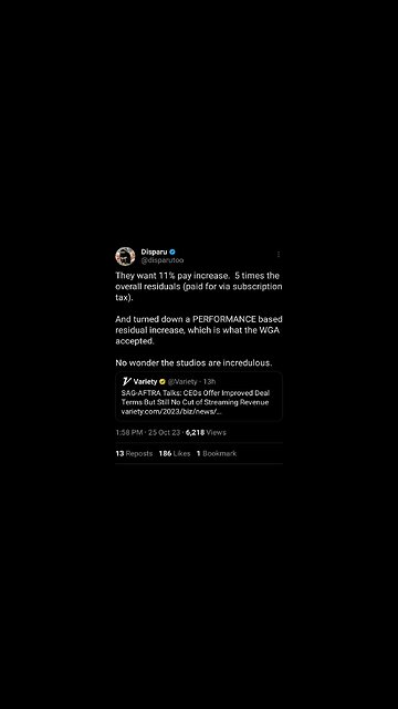 Hollywood strike won't end until they get all the money