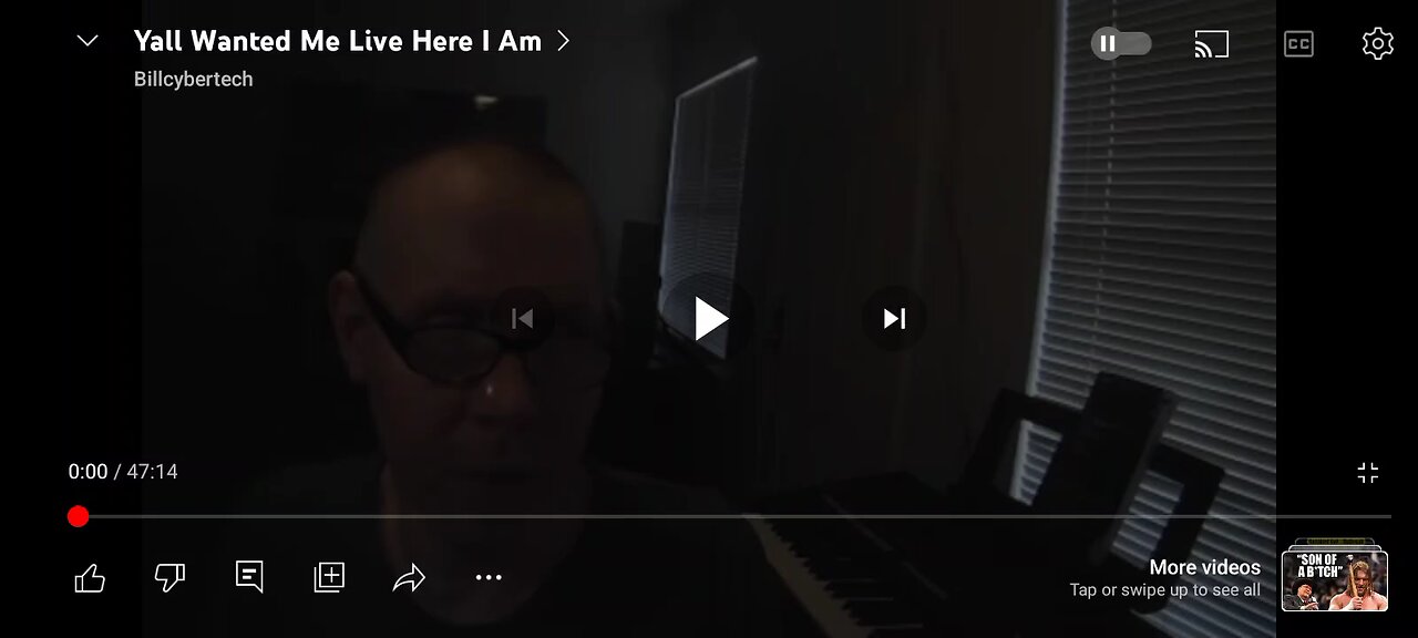billy fires up a stream and fires up a rant or 2