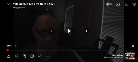 billy fires up a stream and fires up a rant or 2