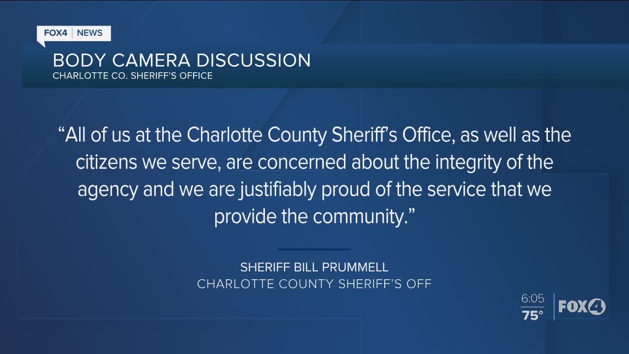 Charlotte County Sheriff's Office exploring body cameras for all deputies