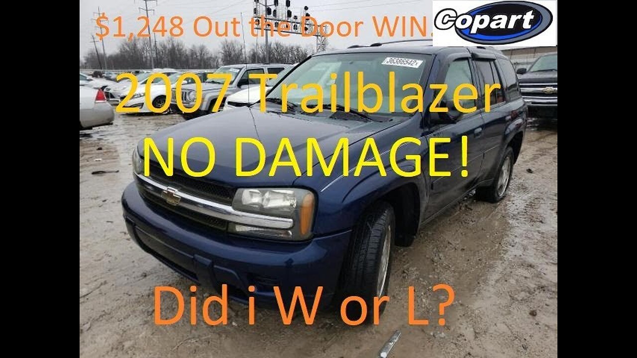 Copart 2007 Chevy Trailblazer with NO DAMAGE!