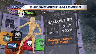 This is the snowiest Halloween on record in Milwaukee