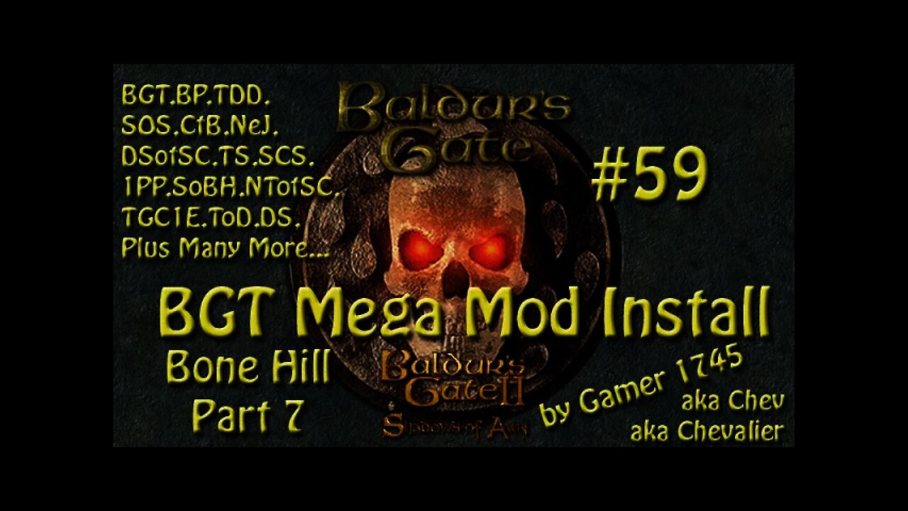 Let's Play Baldur's Gate Trilogy Mega Mod Part 59 - The Secret of Bone Hill