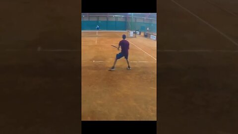 Quando você erra o backhand mas da boa 😅😅 #tennis #shorts #subscribe