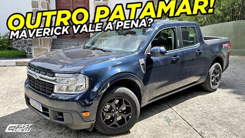 NOVO FORD MAVERICK LARIAT FX4 2.0 TURBO 2022 É MELHOR QUE FIAT TORO, MAS PECA PELA AUSÊNCIA DE ITENS