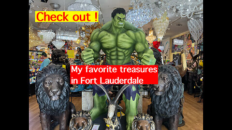 My favorite treasures in Fort Lauderdale Florida! that's so cool ! check out !