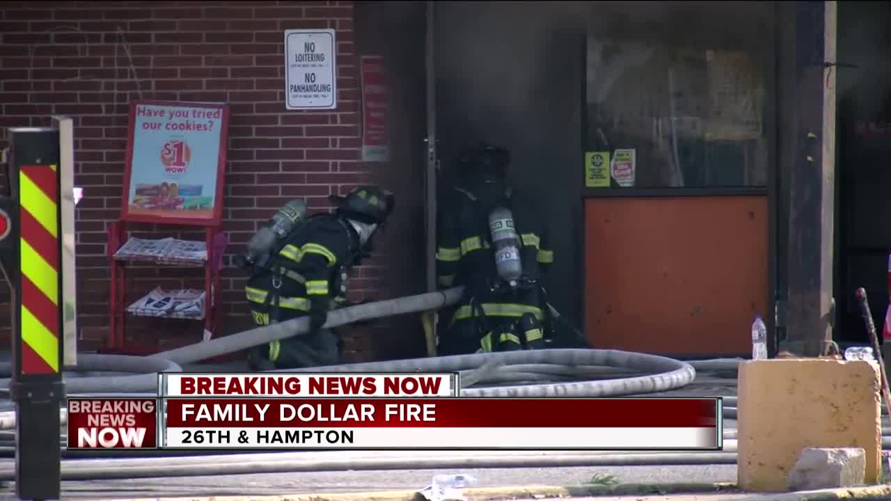 BREAKING: Milwaukee Fire Department battles 2-alarm fire at Family Dollar Store