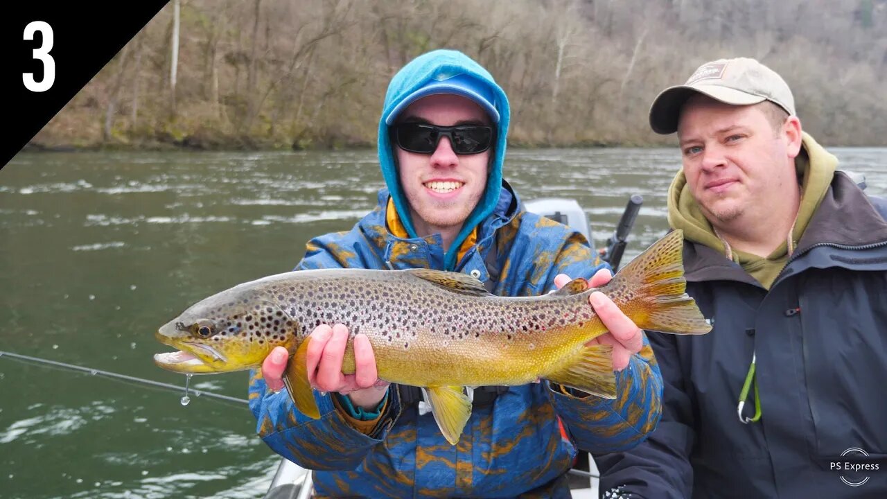 The White River || "Pt. 3 BIG BROWN TROUT ON STREAMERS" (The Moment of Truth)