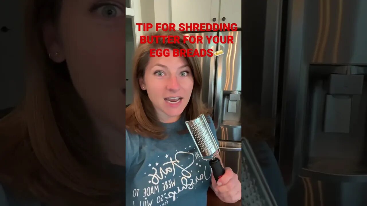 TIP FOR SHREDDING FROZEN BUTTER 🧈