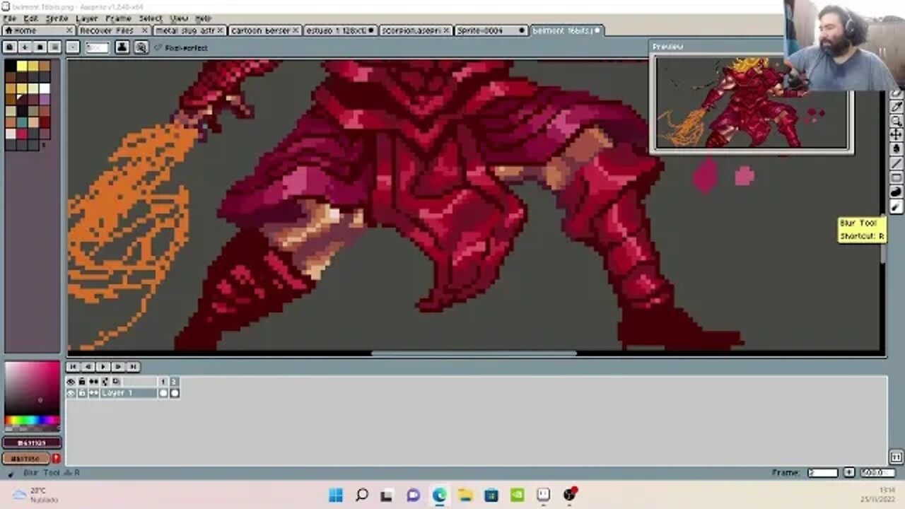 Desenhando PIXEL ART e Conversando Sobre Games e Cocô