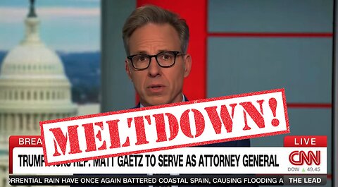 GAETZ PICK BREAKS TAPPER! 'Words I Never Contemplated Using: US Attorney General Matt Gaetz'