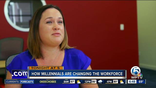 Tuesday at 5 p.m.: Millennials changing the workforce