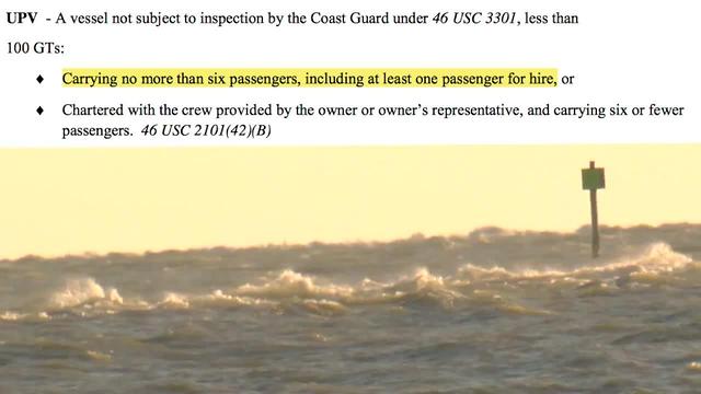 Coast Guard Documents: Charter boat that lost boaters had too many people on board