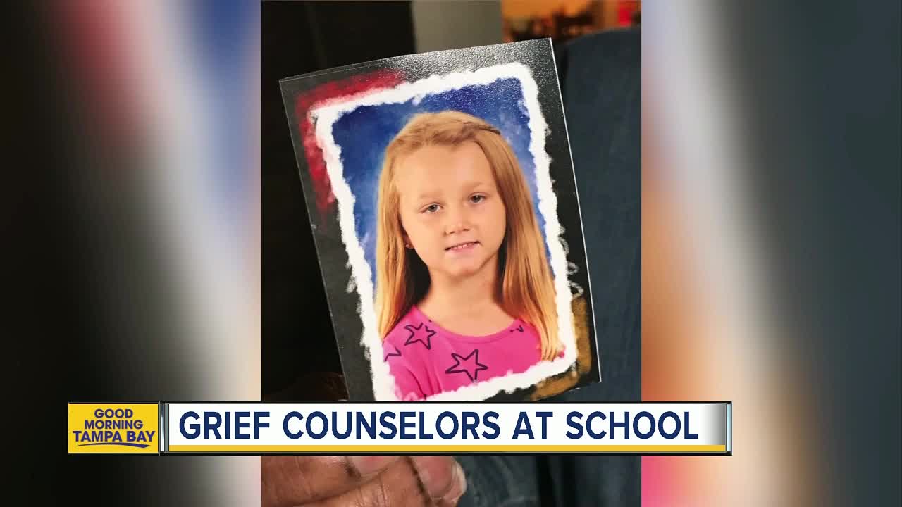 Grief counselors at school after 6-year-old murdered by her grandfather