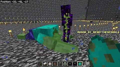 Minecraft Battle Obsidian Golem vs Mutant Zombie