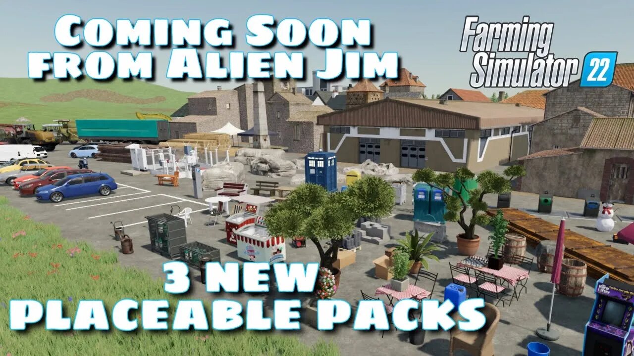 Coming Soon!! | Alien Jim's Placeable Packs | Farming Simulator 22