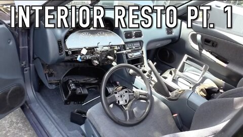 240SX Interior Restoration Part 1: Refreshing, Refurbishing & Replacing!