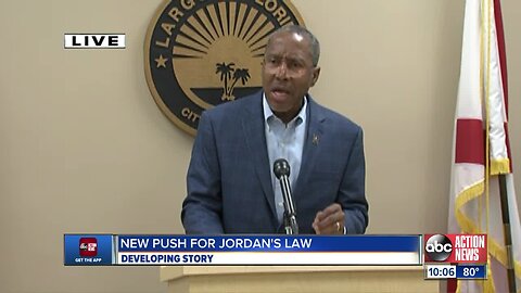 New push for Jordan's Law, 10 a.m. OTT