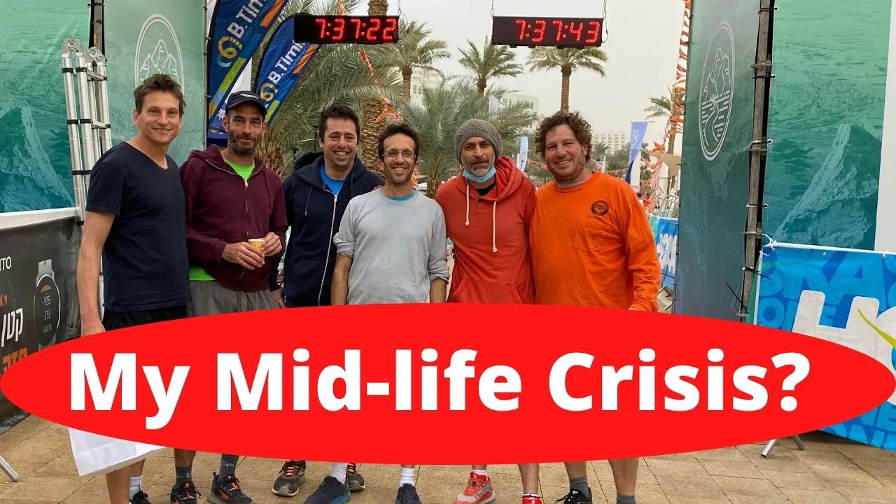 Dead Sea Marathon – Rare video of the Dead Sea (My mid-life crisis?)