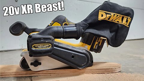 DEWALT 20V XR 3"x21" Cordless Belt Sander Review DCW220