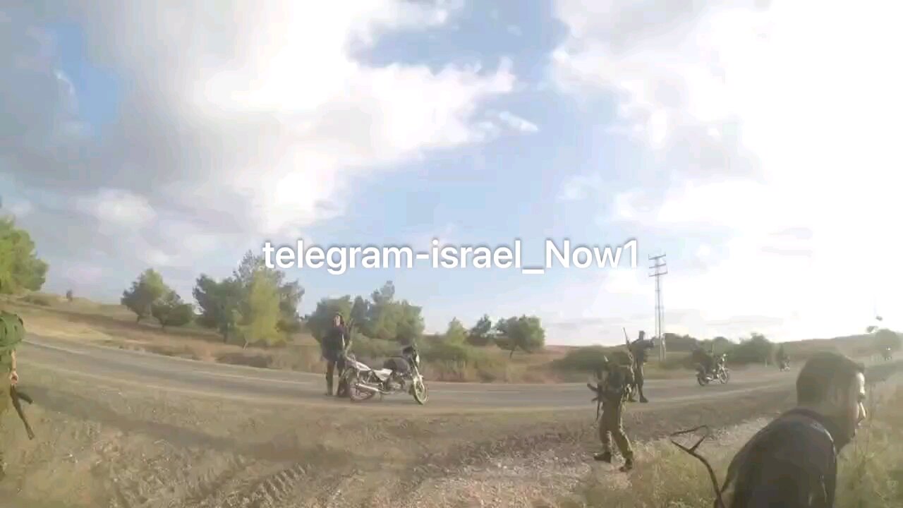 WARNING: HARD TO WATCH - Another Video from Hamas Body-cam. Note the bodies of Israeli civilians