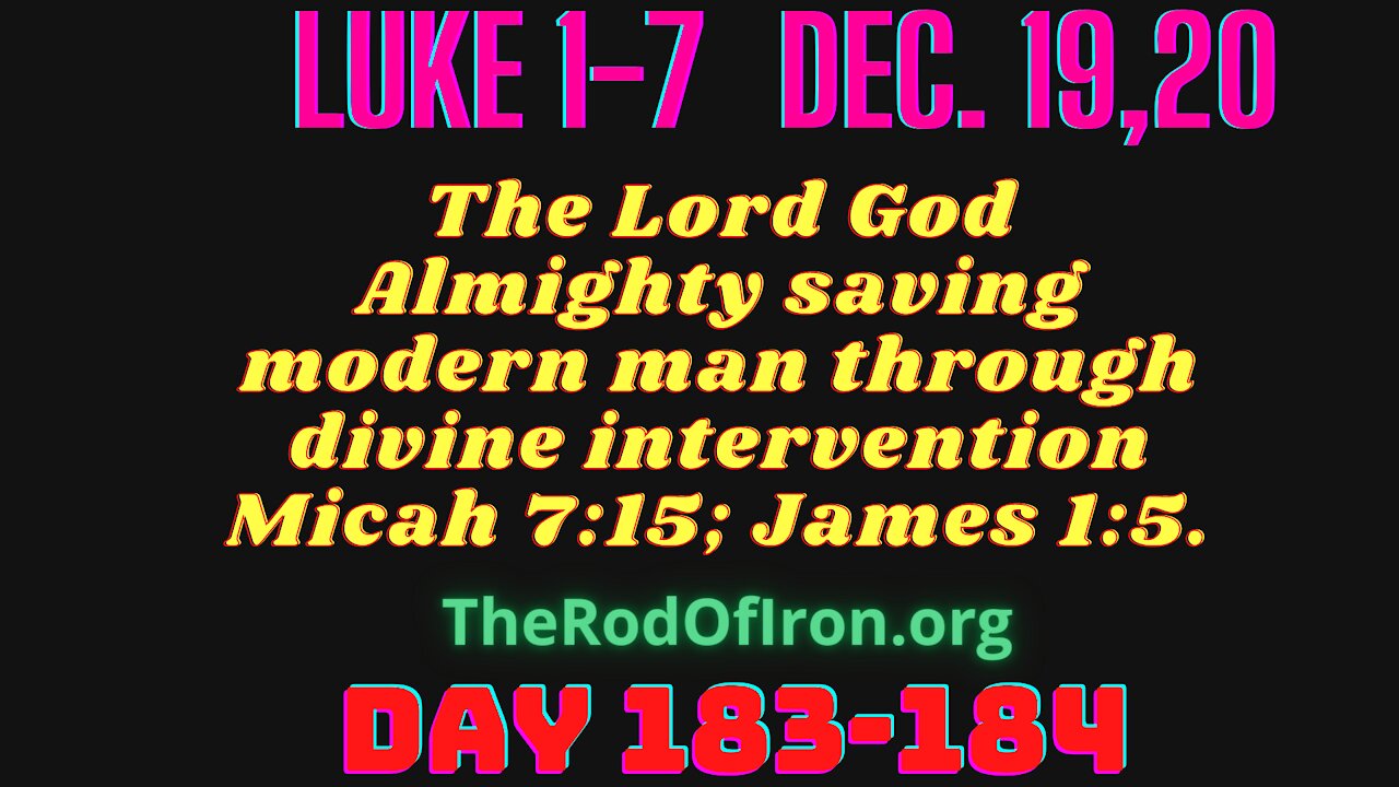 Luke 1-7 The Kingdom of God is nigh. So now after, 1680 yrs of ignorance, we understand the Bible.