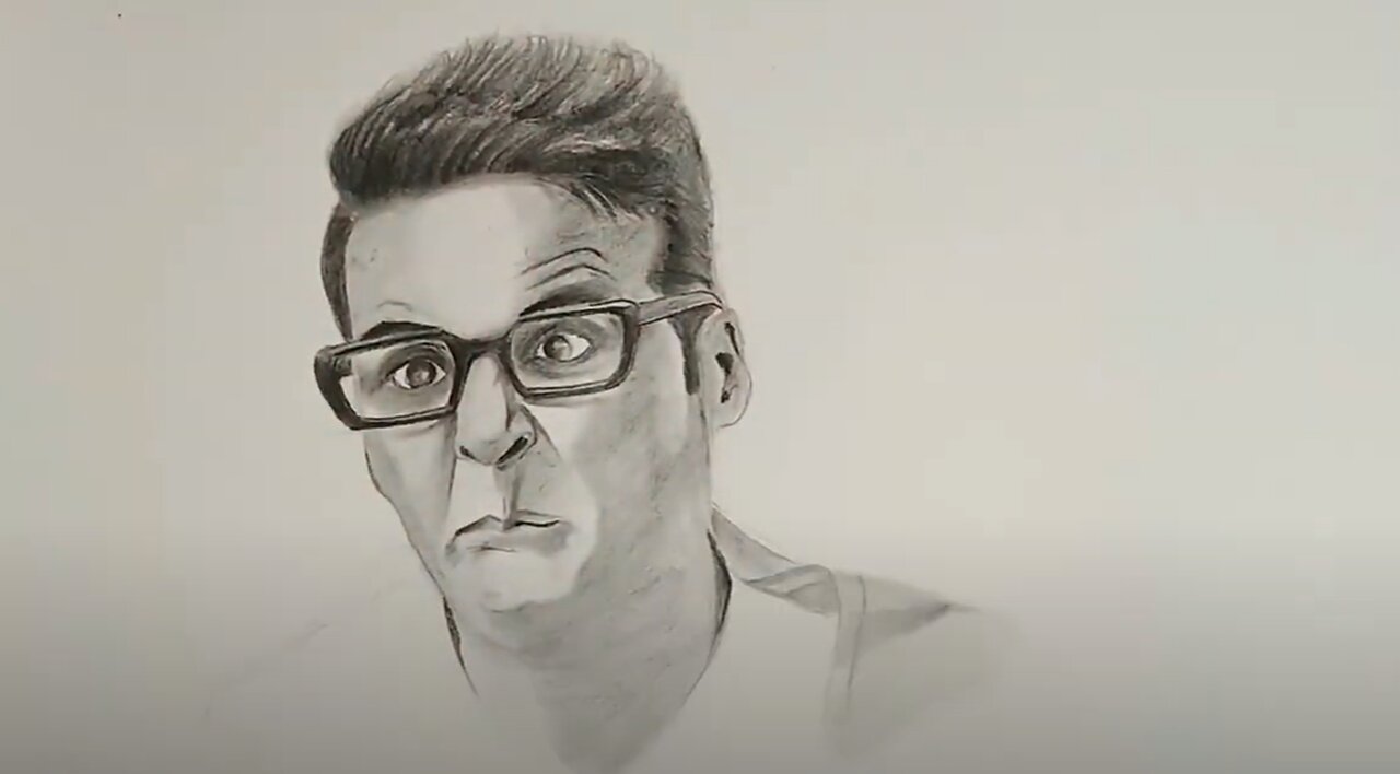 Funny face drawing | How to draw Akshay Kumar step by step