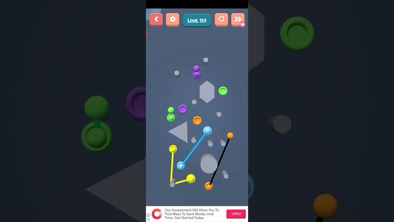 Color Rope Puzzle - Level 159