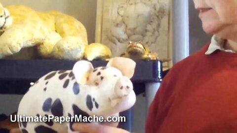 Paper Mache Pig